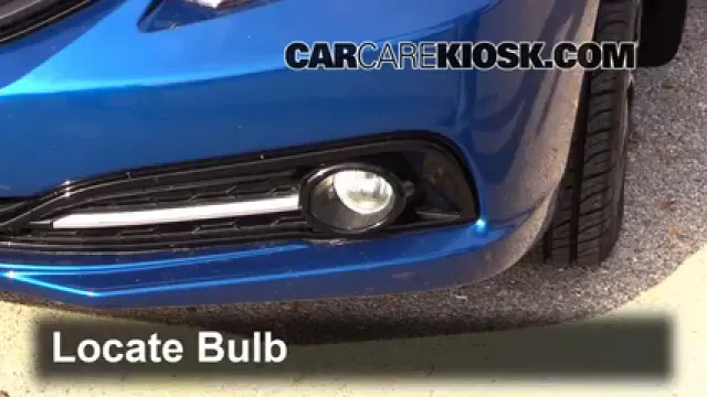 2013 Honda Civic Si 2.4L 4 Cyl. Sedan Éclairage Feu antibrouillard (remplacer l'ampoule)